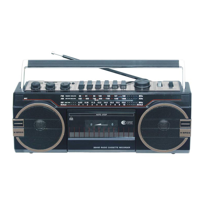 MLK-933BT 3 Band Radio with Cassette Player,Perfect for outdoors & Indoors!