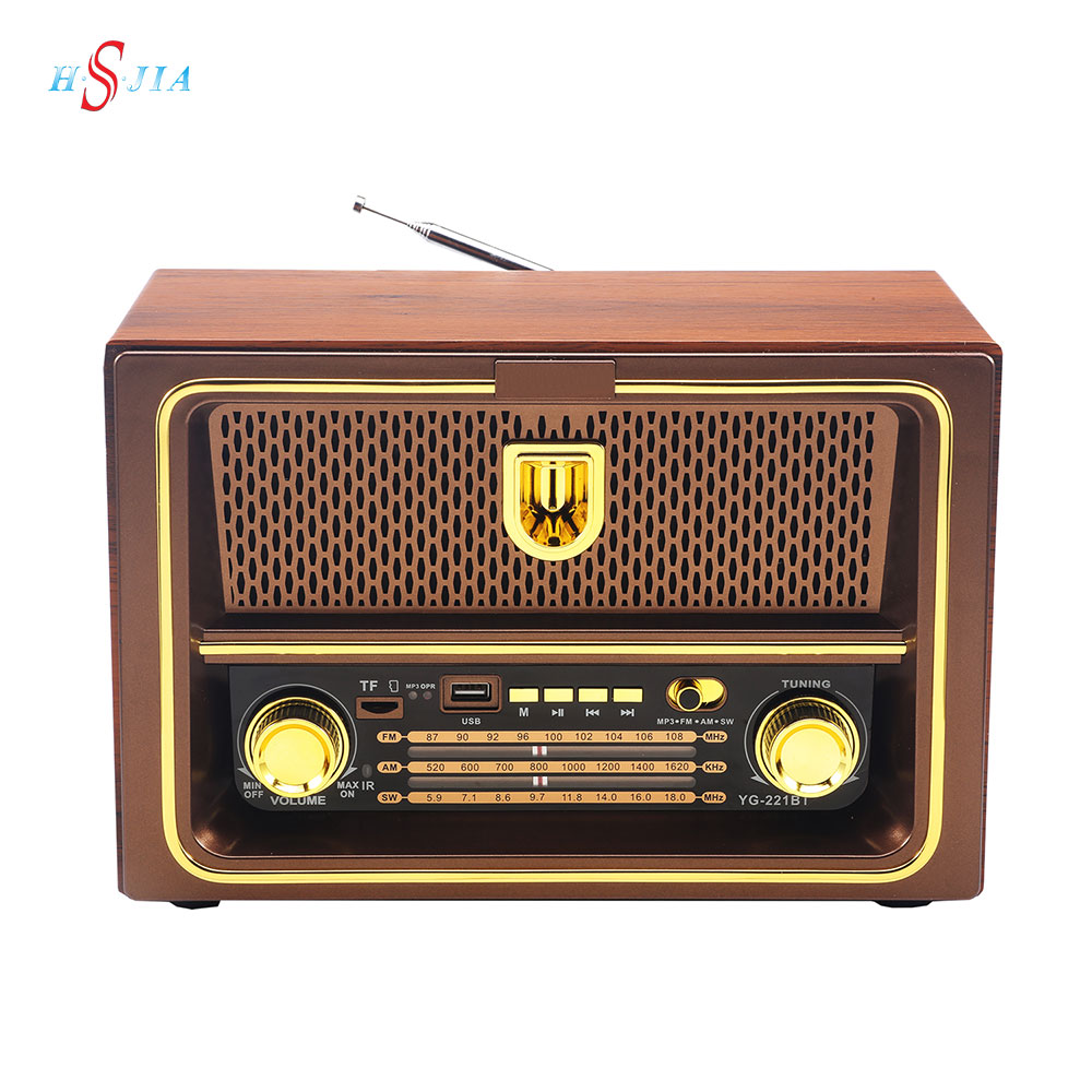 HS-2772 Hot selling Retro Outdoor Portable BT Function Radio