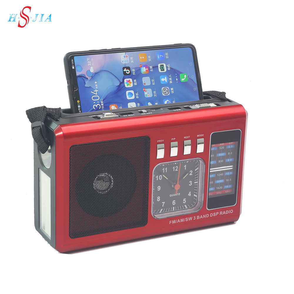 HS-2829 Clear Stereo Sound Portable outdoor BT Solar Radio 