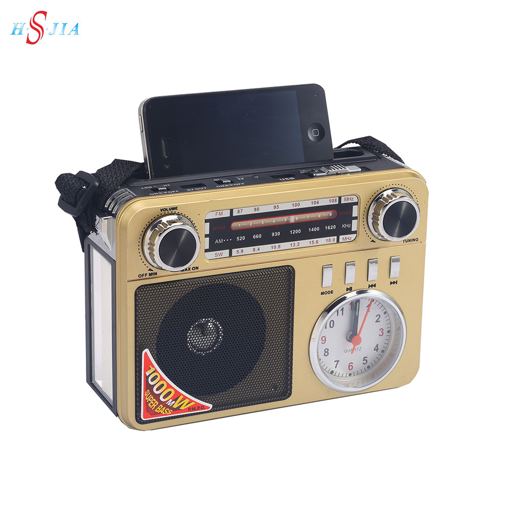 HS-2877 Multi-function Outdoor Portable Mini BT Solar Radio 