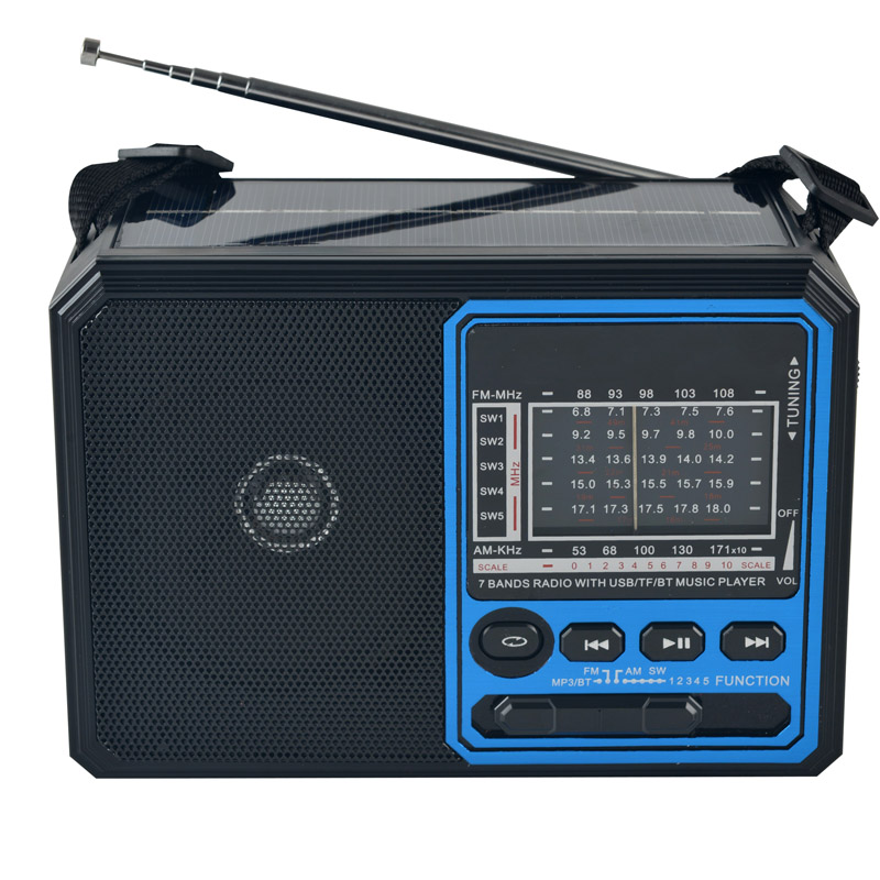 HS-2870 BT wireless Loud Powerful Outdoor Solar Radio 