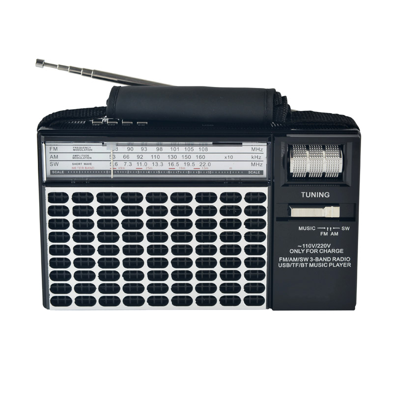 HS-2940 BT Solar Portable AM/FM/SW 3 BANDS RADIO 