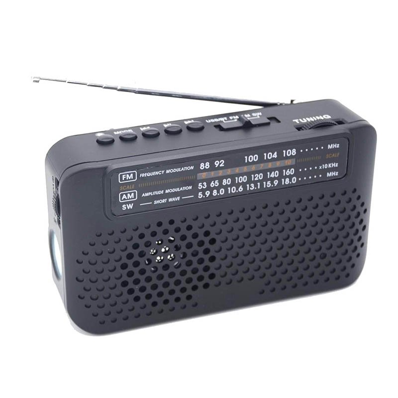 Latest Bluetooth radio AM FM 3 Band radio with Torch light