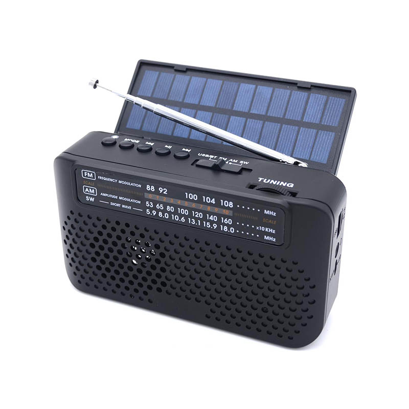 Hot Selling solar powered outdoor radio support Camping,Travel,Hiking