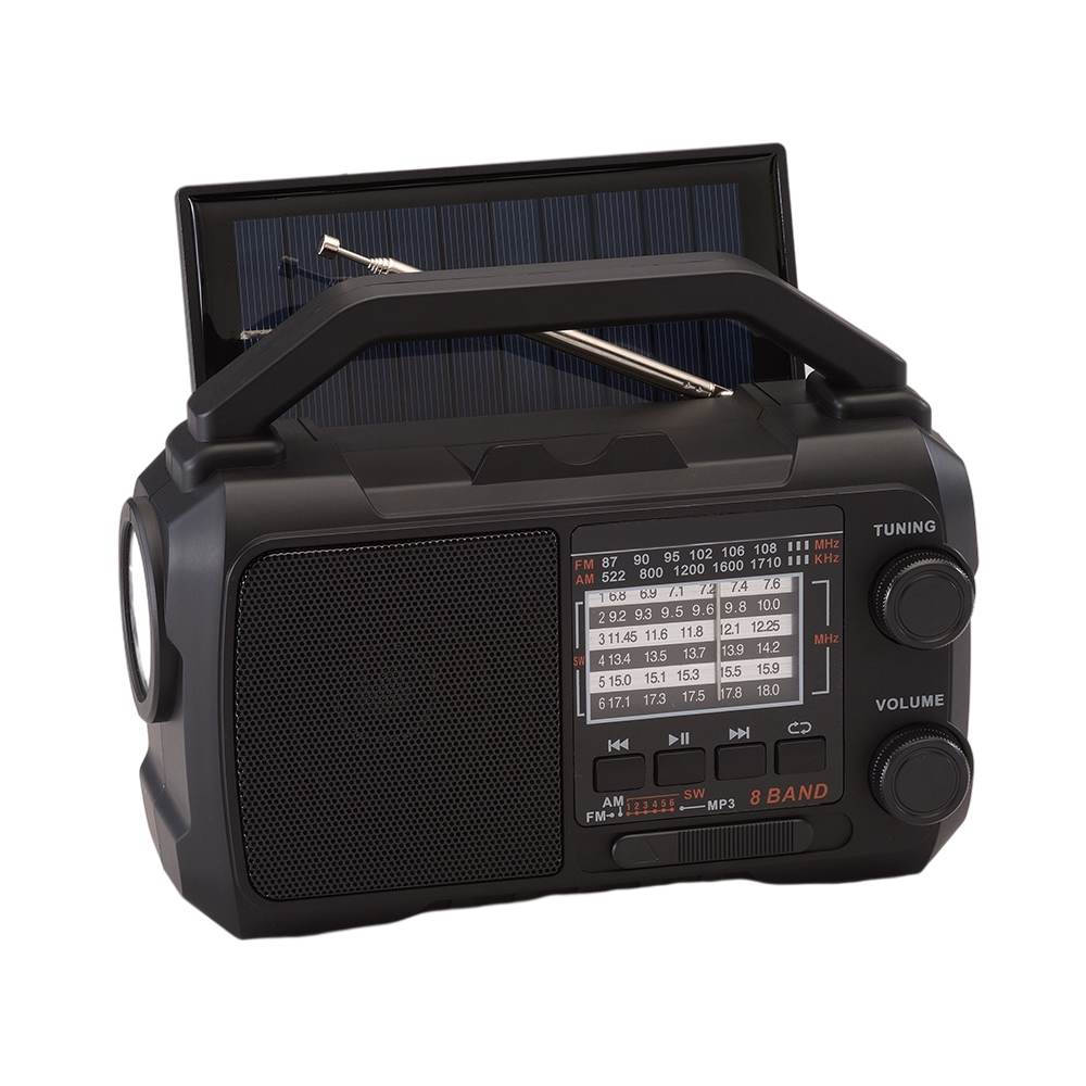 HS-2610 Emergency radio Solar powered portable radios with best reception radio