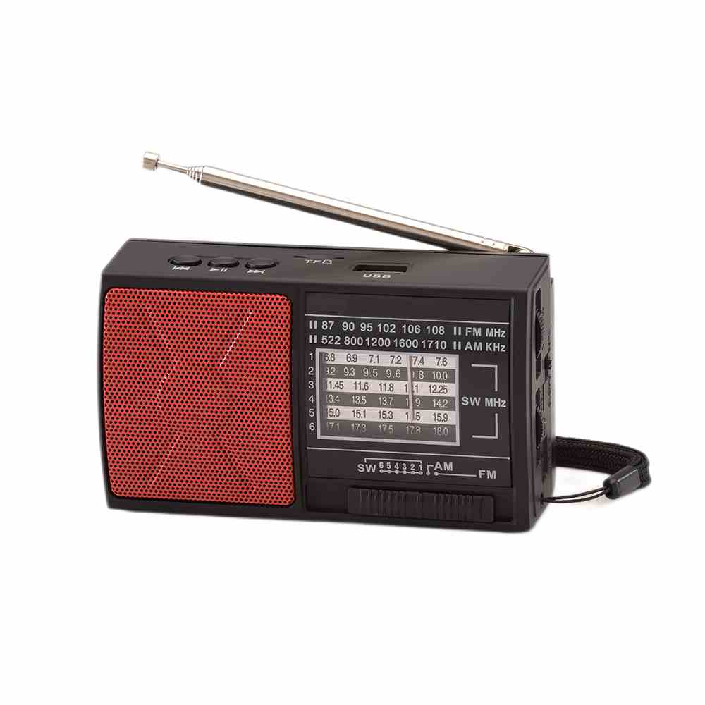 HS-2633  Top selling Solar powered Radio Charging Usb Tf Music player long range