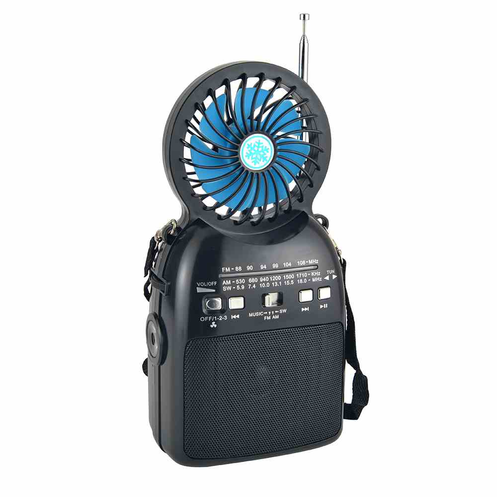 HS-2748 Portable Wireless Solar panel Speaker with Fan,Torch light Outdoor radio