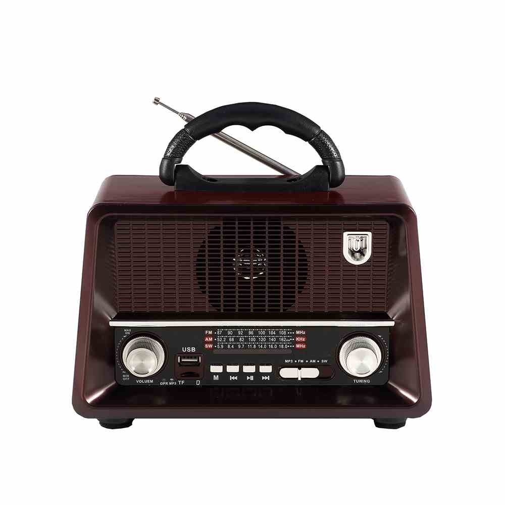 wooden radio