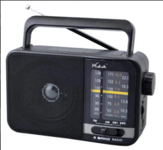 MLK-7942 New Design Home Radio Vintage handle portable Am Fm multi band radio 