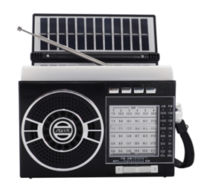 MLK-7928 New Trend Am Fm shortwave radio receiver solar powered radio with Torch