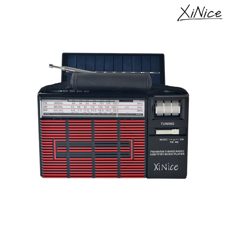 HS-2941 Newest Hot Selling Multi-in Function BT Solar Panel Radio with usb