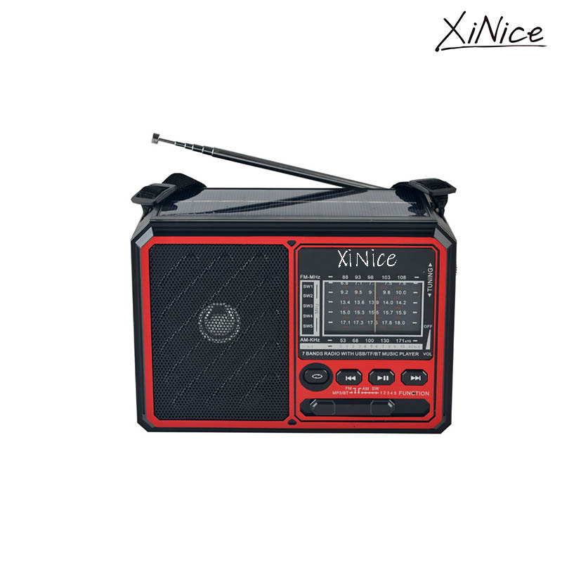 HS-2871 Mlti-in function Portable BT Solar Radio for outdoors