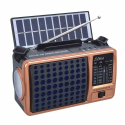 MLK-7925 Wholesale rechargeable radios classic vintage retro solar powered radio
