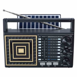 MLK-7933 Perfect Sound wireless Am/fm/sw 8 Band Best Reception radio Solar