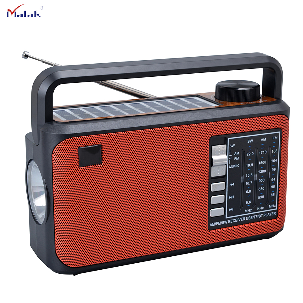 Multi Band Wireless radio Cheap Portable solar radio and flashlight Usb Mp3 